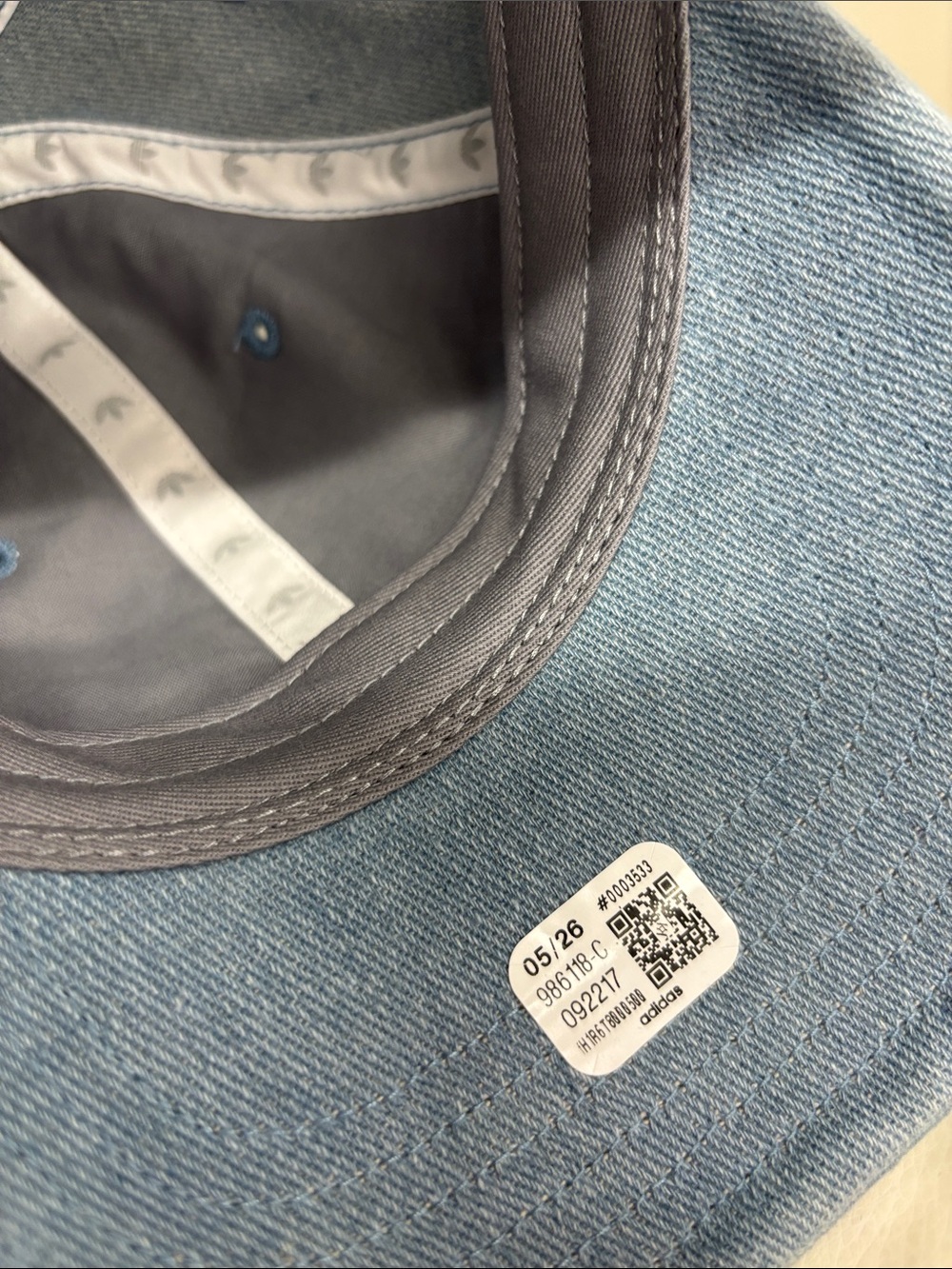 Adidas WOMEN'S HERITAGE DENIM RELAXED HAT - Picture 3 of 8
